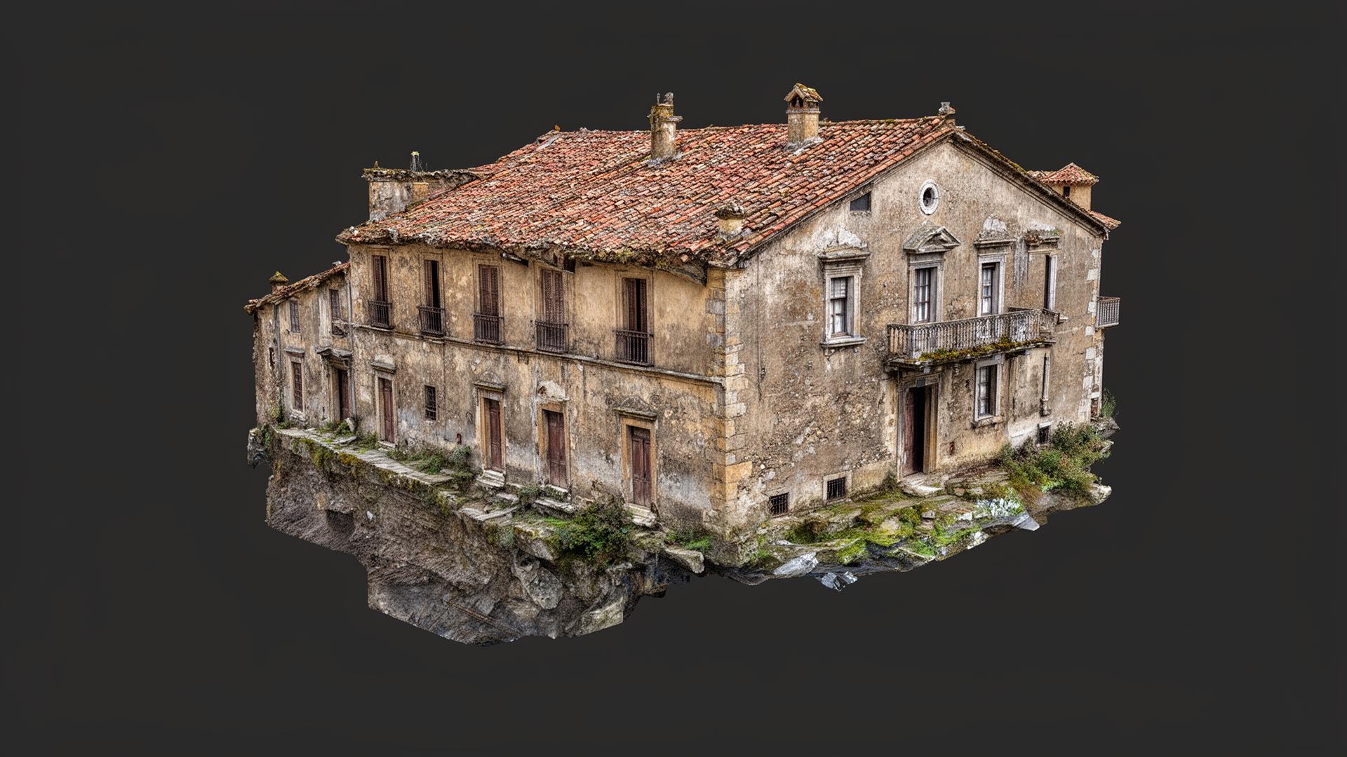 Mod&egrave;le 3D de b&acirc;timent par photogramm&eacute;trie